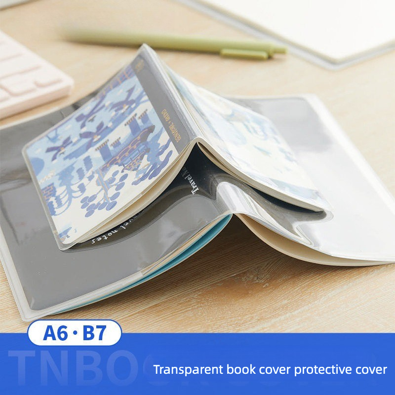 Vintage Leather Journal Notebook - Copertina Impermeabile in PVC Trasparente per