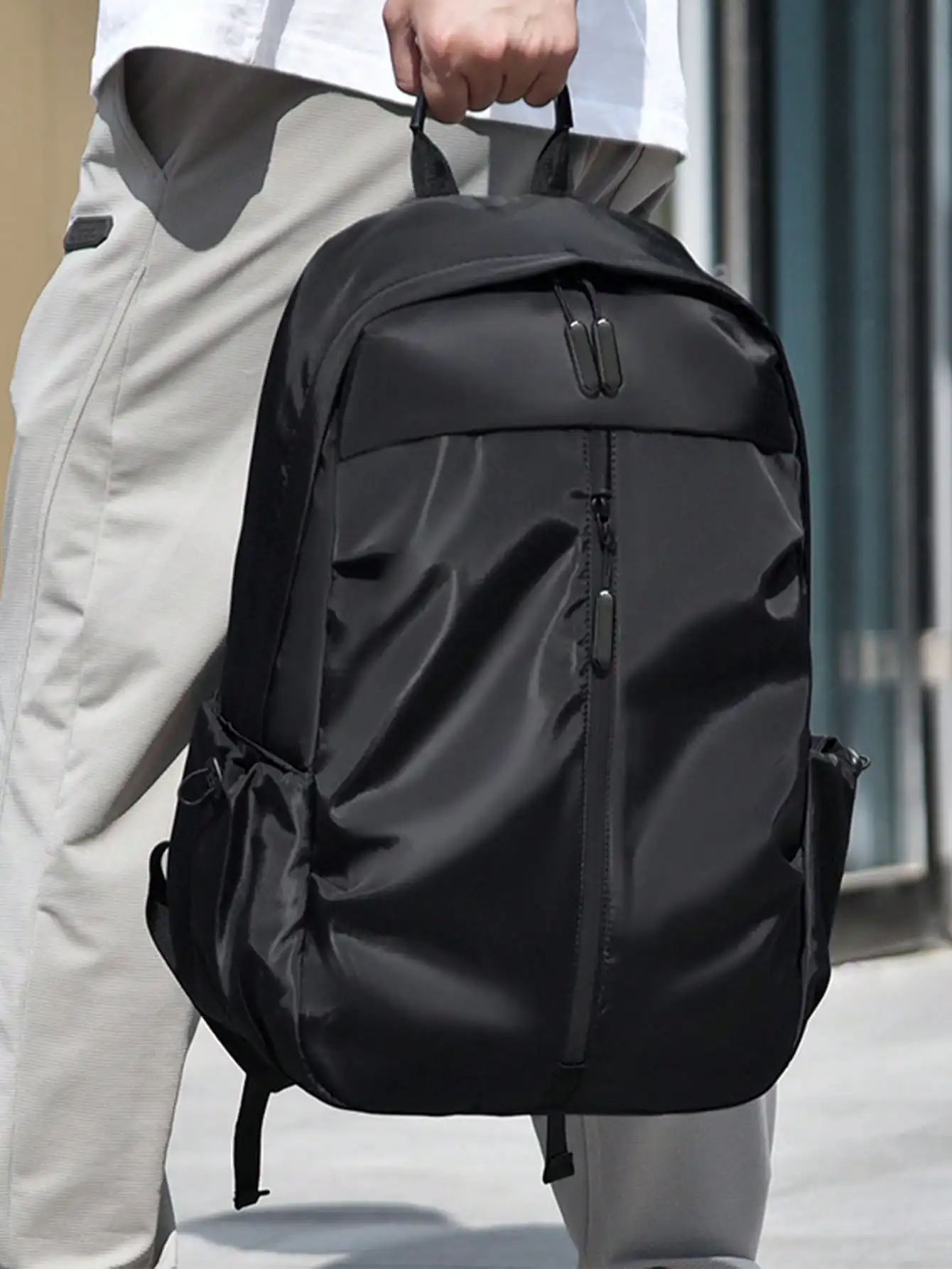 Books - Zaino unisex in nylon, in stile
